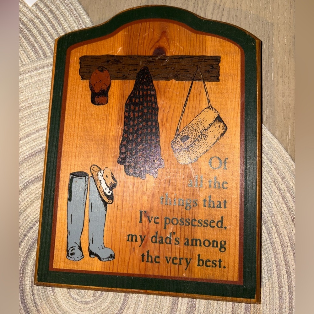 Dad Vintage/Retro Home Décor Plaques & Signs